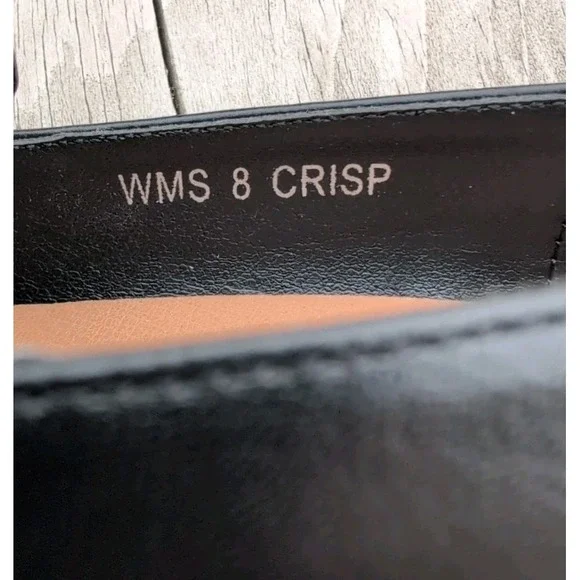 DV Dolce Vita Women's Crisp Slip on Lug Sole Black Penny Loafers Size 8 EUC - Picture 8 of 9